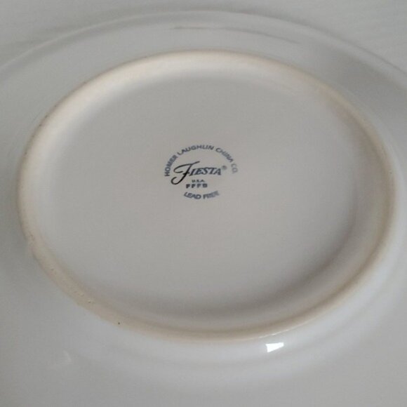 Fiestaware Fiesta 9" Snowman Bird Ceramic Luncheon Plate Classic Rim White - Picture 14 of 16